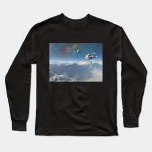 The Spacecraft in The Asteroid Long Sleeve T-Shirt